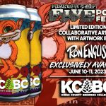 Ron English 2023 exclusive KCBC beer can design!